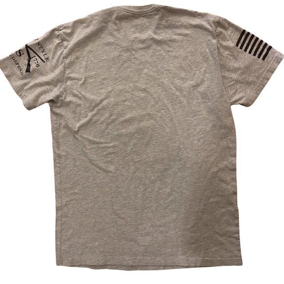 Grunt style this will defend, America, Abraham Lincoln t shirt - Picture 3 of 4